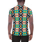 DMV 0111 Classic Boho All-Over Print Men's Athletic T-shirt