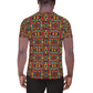 DMV 0249 Psy Artsy All-Over Print Men's Athletic T-shirt