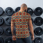 DMV 0210 Vintage Artsy All-Over Print Men's Athletic T-shirt