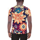 DMV 0253 Floral All-Over Print Men's Athletic T-shirt