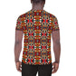 DMV 0208 Chic Boho All-Over Print Men's Athletic T-shirt