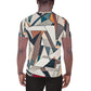 DMV 0264 Abstract Art All-Over Print Men's Athletic T-shirt