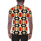 DMV 0138 Geo Boho All-Over Print Men's Athletic T-shirt