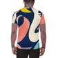 DMV 0175 Abstract Art All-Over Print Men's Athletic T-shirt
