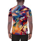 DMV 0308 Abstract Art All-Over Print Men's Athletic T-shirt