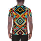 DMV 0155 Boho All-Over Print Men's Athletic T-shirt