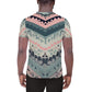 DMV 0306 Boho All-Over Print Men's Athletic T-shirt