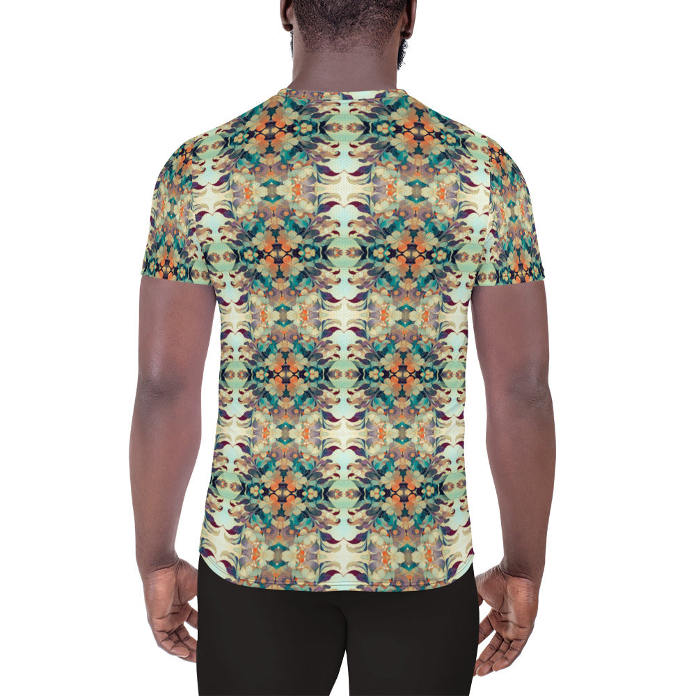 DMV 0408 Chic Boho All-Over Print Men's Athletic T-shirt