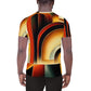 DMV 0261 Retro Art All-Over Print Men's Athletic T-shirt