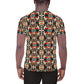 DMV 0510 Geo Boho All-Over Print Men's Athletic T-shirt