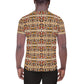 DMV 0509 Classic Boho All-Over Print Men's Athletic T-shirt