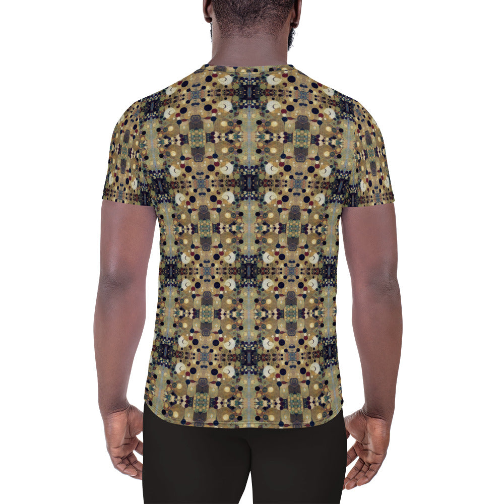 DMV 1058 Classic Boho All-Over Print Men's Athletic T-shirt