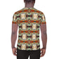 DMV 1435 Chic Boho All-Over Print Men's Athletic T-shirt