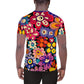 DMV 2102 Floral All-Over Print Men's Athletic T-shirt