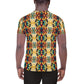 DMV 2005 Chic Boho All-Over Print Men's Athletic T-shirt