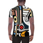 DMV 0460 Boho All-Over Print Men's Athletic T-shirt