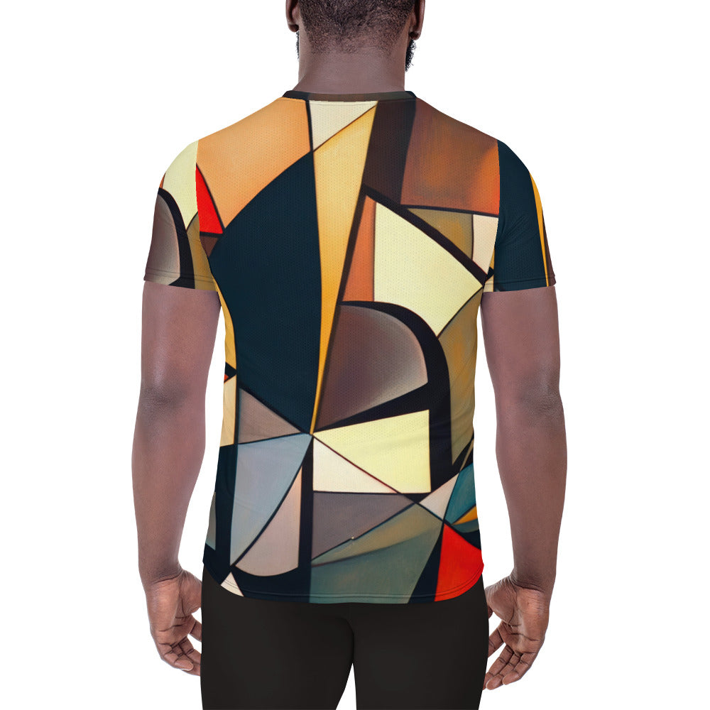 DMV 2098 Abstract Art All-Over Print Men's Athletic T-shirt