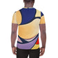 DMV 1558 Abstract Art All-Over Print Men's Athletic T-shirt