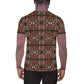 DMV 1530 Classic Boho All-Over Print Men's Athletic T-shirt