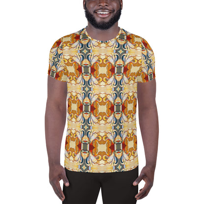 DMV 0089 Chic Boho All-Over Print Men's Athletic T-shirt