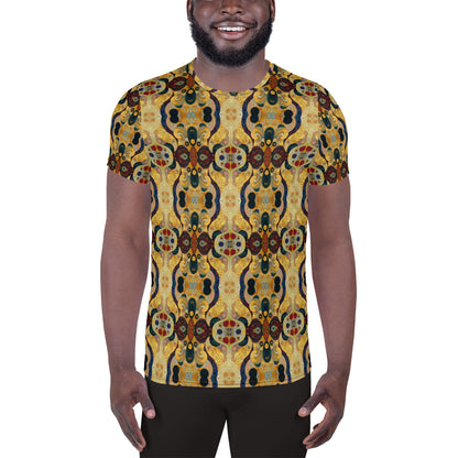 DMV 0407 Chic Boho All-Over Print Men's Athletic T-shirt