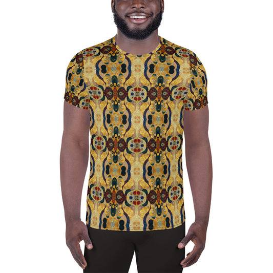 DMV 0407 Chic Boho All-Over Print Men's Athletic T-shirt