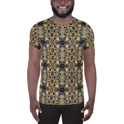 DMV 1058 Classic Boho All-Over Print Men's Athletic T-shirt