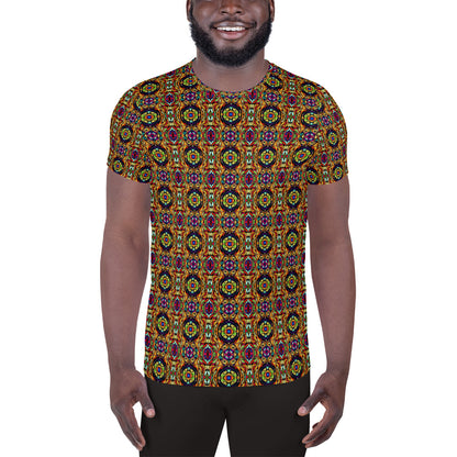 DMV 0459 Psy Artsy All-Over Print Men's Athletic T-shirt