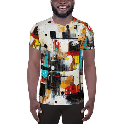 DMV 0819 Avant Garde All-Over Print Men's Athletic T-shirt