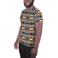 DMV 0275 Conceptual Artsy All-Over Print Men's Athletic T-shirt