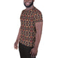 DMV 0266 Classic Boho All-Over Print Men's Athletic T-shirt