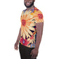 DMV 0137 Floral All-Over Print Men's Athletic T-shirt