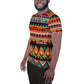 DMV 0415 Boho All-Over Print Men's Athletic T-shirt