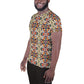 DMV 0157 Geo Boho All-Over Print Men's Athletic T-shirt