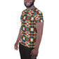 DMV 0410 Geo Boho All-Over Print Men's Athletic T-shirt