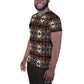 DMV 0188 Conceptual Artsy All-Over Print Men's Athletic T-shirt