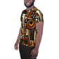 DMV 0505 Retro Art All-Over Print Men's Athletic T-shirt