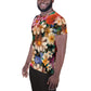 DMV 0375 Floral All-Over Print Men's Athletic T-shirt