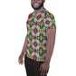 DMV 0921 Vintage Artsy All-Over Print Men's Athletic T-shirt