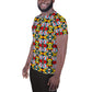 DMV 0948 Vintage Artsy All-Over Print Men's Athletic T-shirt