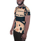 DMV 1253 Boho All-Over Print Men's Athletic T-shirt