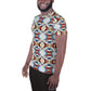 DMV 0449 Geo Boho All-Over Print Men's Athletic T-shirt