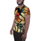 DMV 1662 Floral All-Over Print Men's Athletic T-shirt