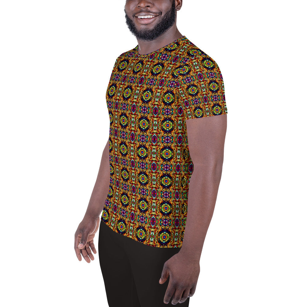 DMV 0459 Psy Artsy All-Over Print Men's Athletic T-shirt