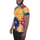 DMV 1327 Floral All-Over Print Men's Athletic T-shirt