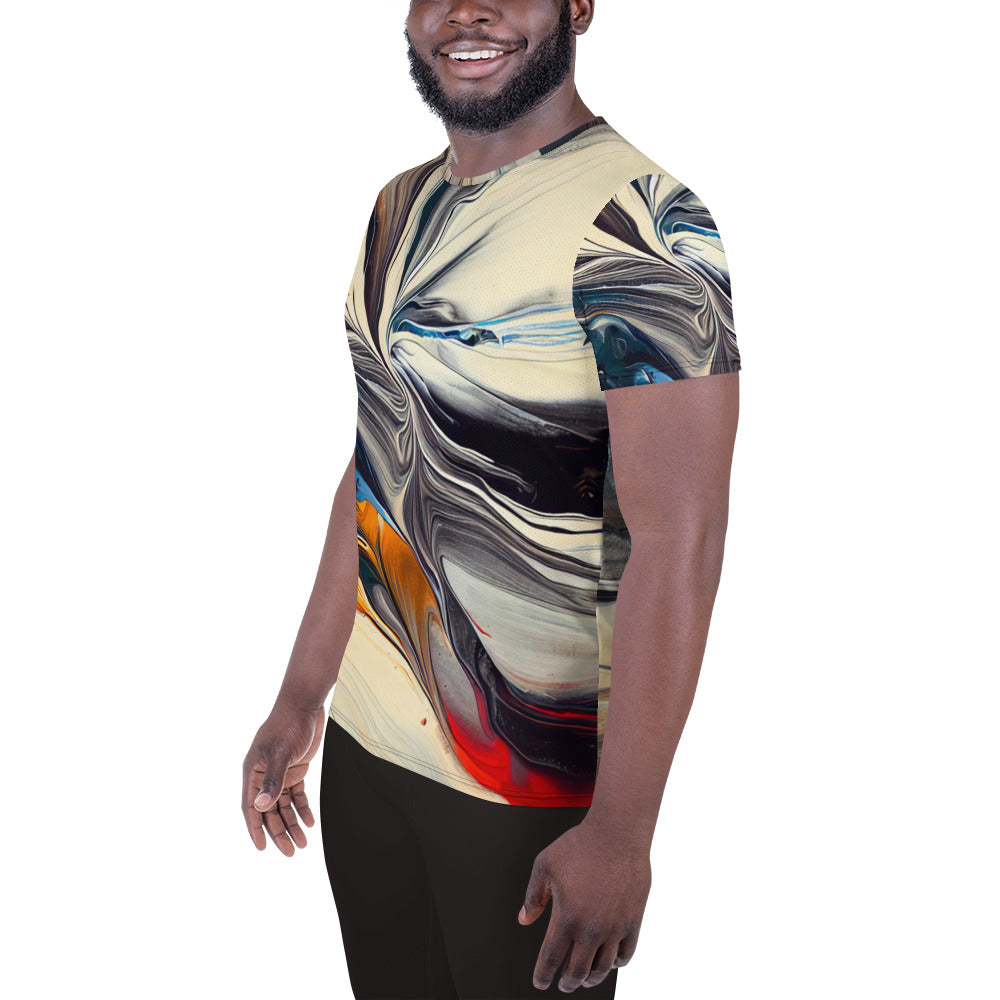 DMV 2077 Avant Garde All-Over Print Men's Athletic T-shirt