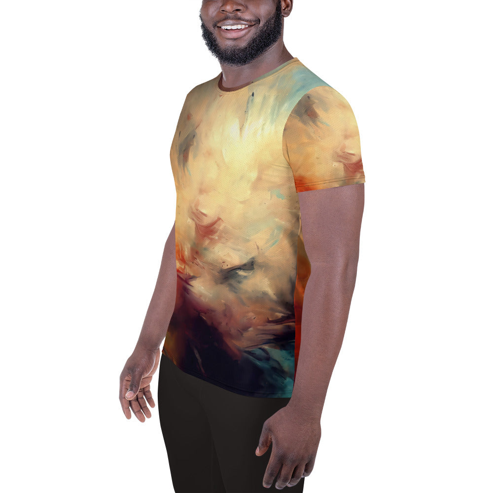 DMV 1833 Avant Garde All-Over Print Men's Athletic T-shirt