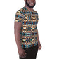 DMV 0275 Conceptual Artsy All-Over Print Men's Athletic T-shirt