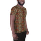 DMV 0073 Classic Boho All-Over Print Men's Athletic T-shirt