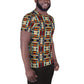 DMV 0244 Geo Boho All-Over Print Men's Athletic T-shirt